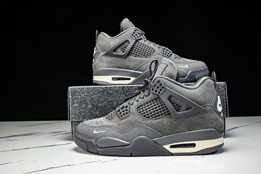 Nigel Sylvester x Air Jordan 4 Retro "Grey" HF4340-002