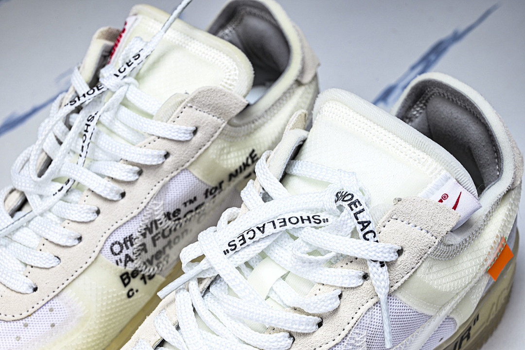 OFF White x Nike AIR FORCE 1 LOW "All White" AO4606-100