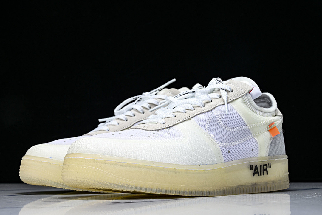 OFF White x Nike AIR FORCE 1 LOW "All White" AO4606-100