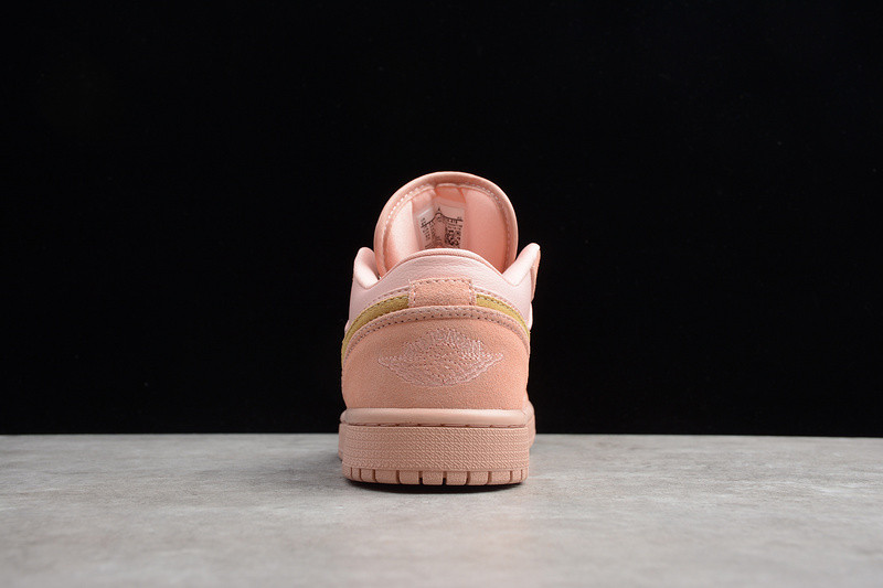 Nike Air Jordan 1 Low Coral Stardust Pink Club Gold CJ9216-676