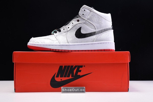 CLOT x Air Jordan 1 Mid “Fearless” CU2804-100