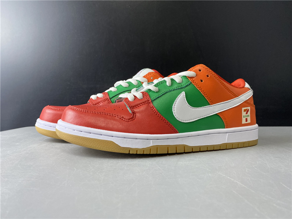 7 Eleven x Nike SB Dunk Low Orange Green CZ5130-600