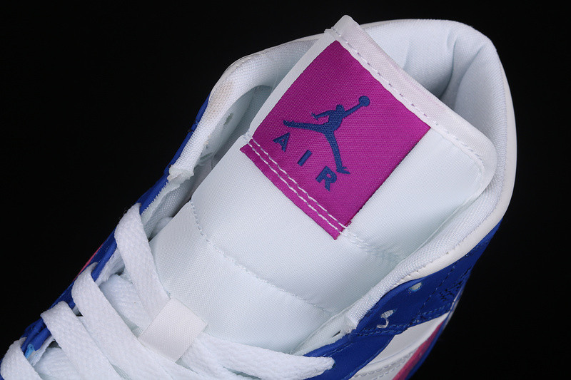 Air Jordan 1 Mid Hyper Royal/Hyper Violet-White 554724-451