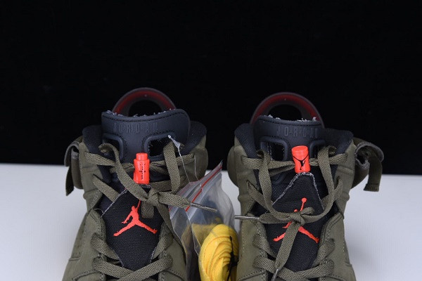 Travis Scott x Air Jordan 6 “Medium Olive” CN1084-200