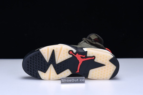 Travis Scott x Air Jordan 6 “Medium Olive” CN1084-200