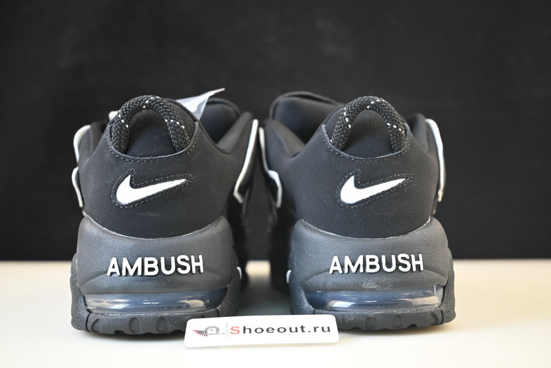 AMBUSH x Nike Air More Uptempo Low “Black/White FB1299-001