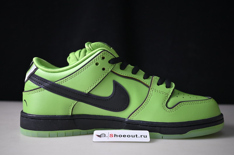 The Powerpuff Girls x Nike SB Dunk Low “Buttercup” FZ8319-300-01