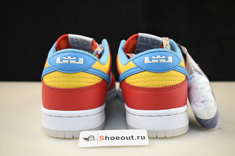 LeBron James x Nike Dunk Low “Fruity Pebbles” DH8009-600