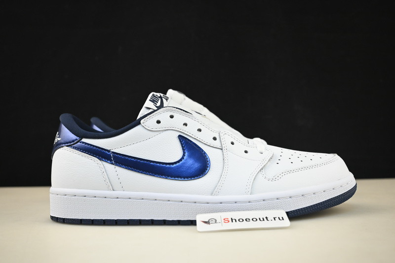 Jordan 1 Retro Low Metallic Blue  705329-106