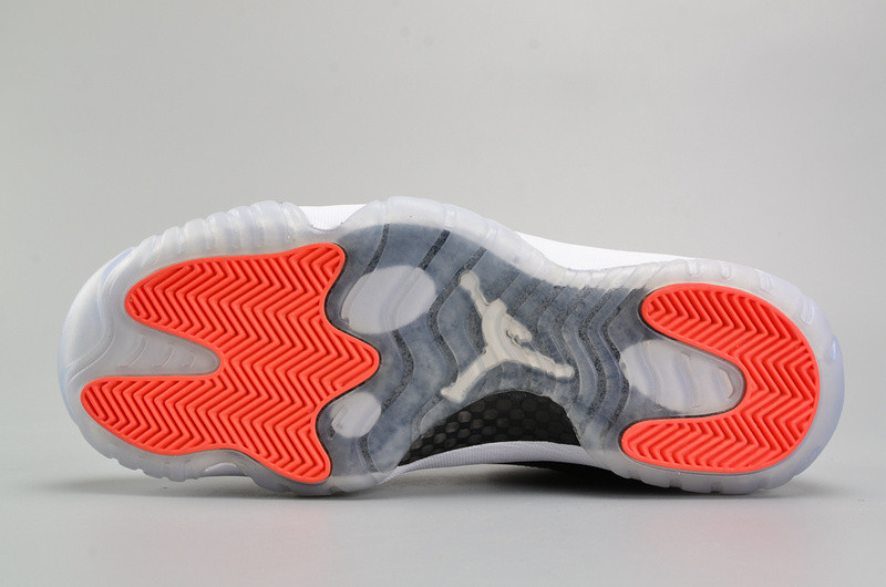 AIR JORDAN 11 RETRO LOW "INFRARED 23" black mens 528895-023