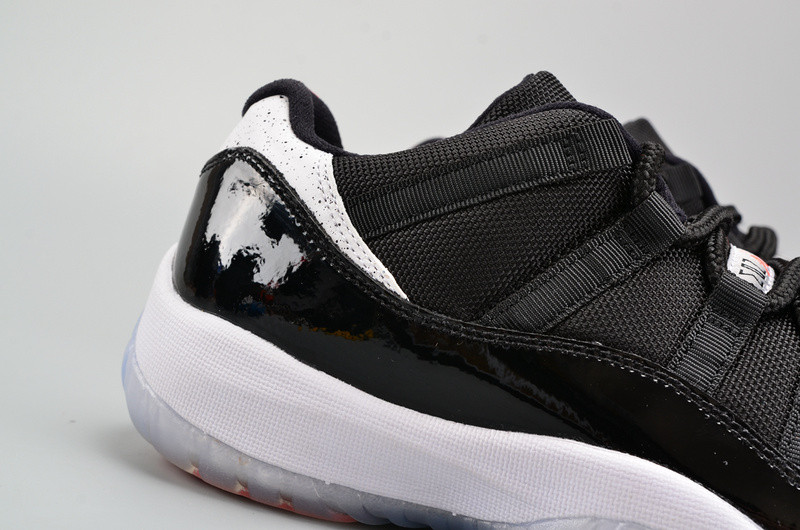AIR JORDAN 11 RETRO LOW "INFRARED 23" black mens 528895-023