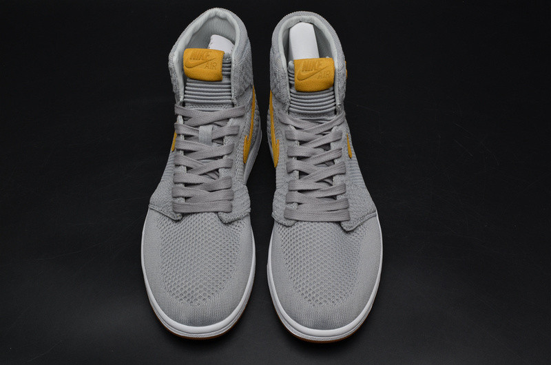 AIR JORDAN 1 FLYKNIT “WOLF GREY” mens 919704-025