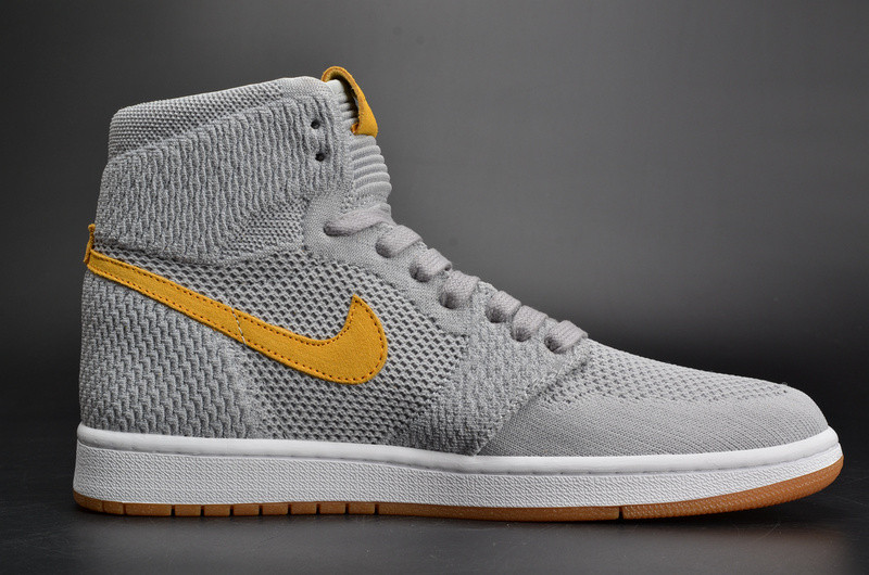 AIR JORDAN 1 FLYKNIT “WOLF GREY” mens 919704-025