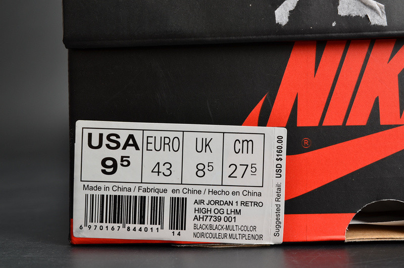 Air Jordan 1 “Los Primeros” black mens AH7739-001