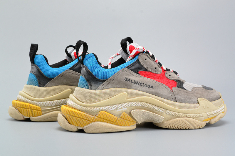 BLCG TRIPLE S TRAINER RED/ BLUE/ YELLOW 490673-W06E3-4365