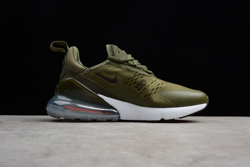 NIKE mens AIR MAX 270 “MEDIUM OLIVE”  AH8050-201