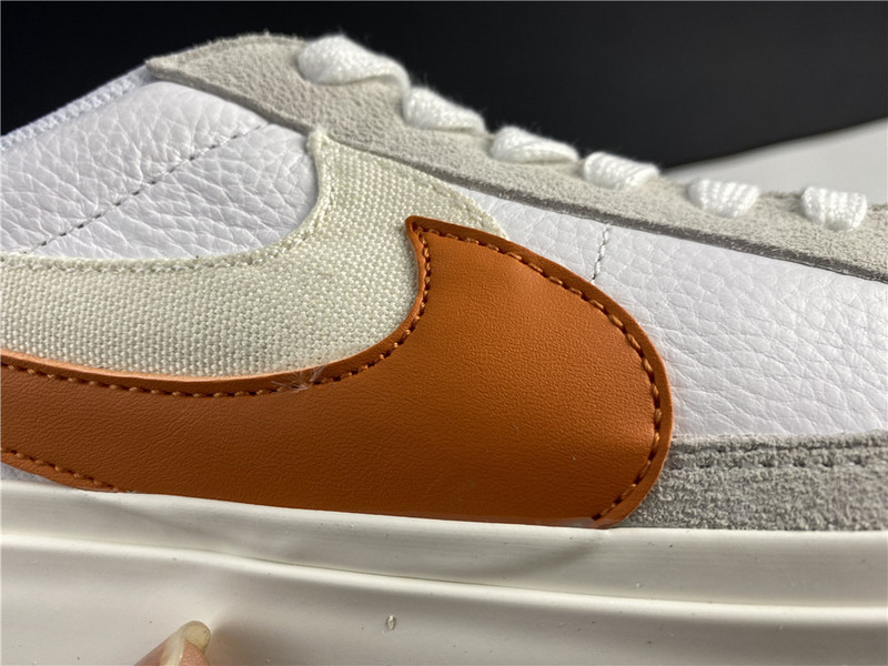 Sacai x Nike Blazer Low Orange Varisity White BV0076-107