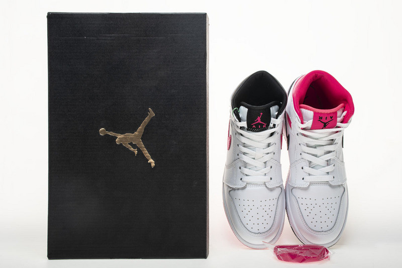 Air Jordan 1 Retro Mid "Hyper Pink" GS 555112-106