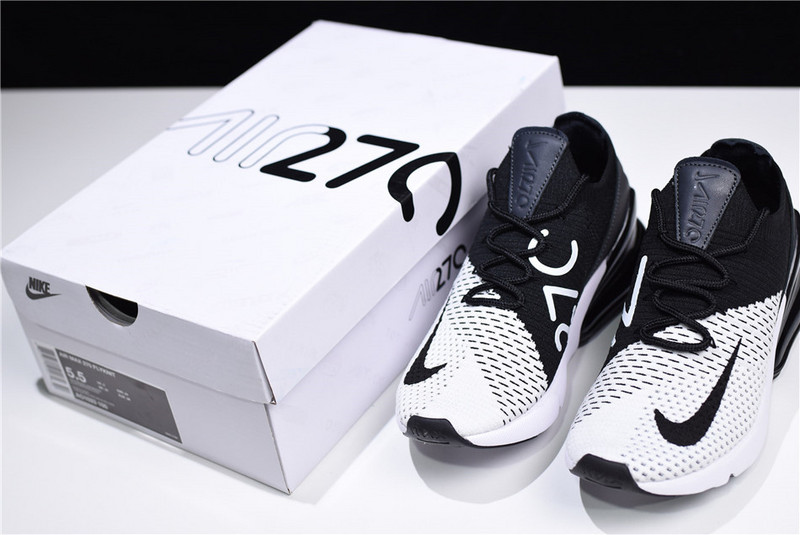 NIKE AIR MAX 270 FLYKNIT “WHITE/BLACK”  AO1023-100