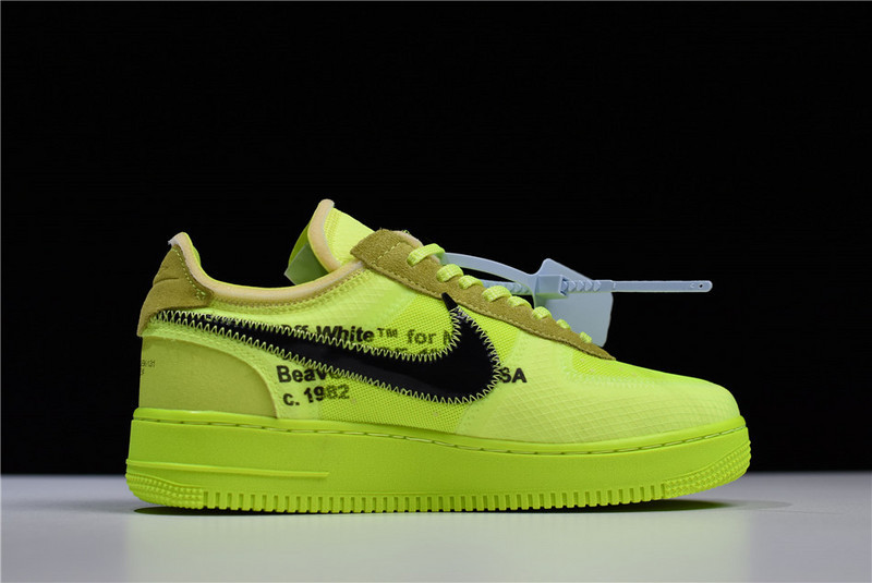 OFF White x Nike Air Force 1 Low “Volt” AO4606-700