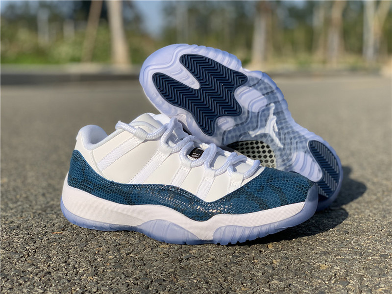 Air Jordan 11 Low “Navy Blue Snakeskin” CD6846-102