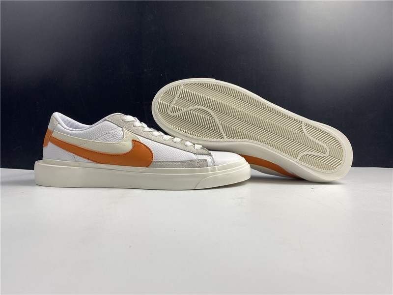 Sacai x Nike Blazer Low Orange Varisity White BV0076-107