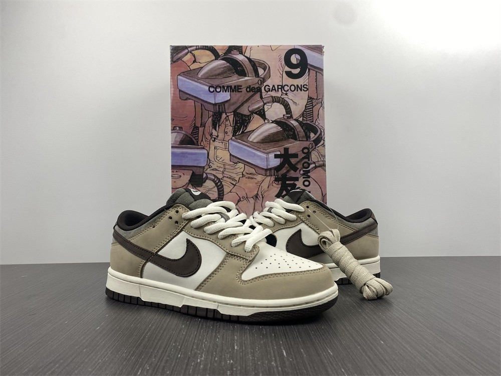 Otomo Katsuhiro x Nike SB Dunk Low Steamboy OST White Brown LF0039-002