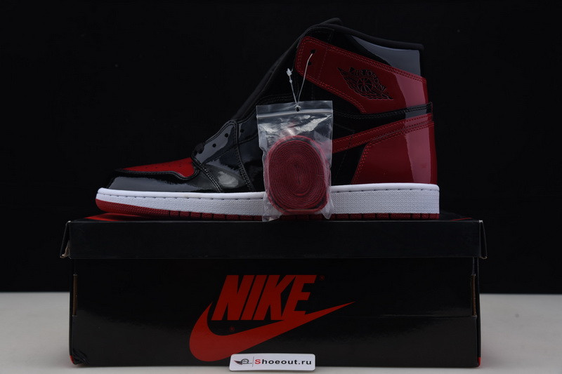 AIR JORDAN 1 HIGH OG “BRED PATENT” 555088-063