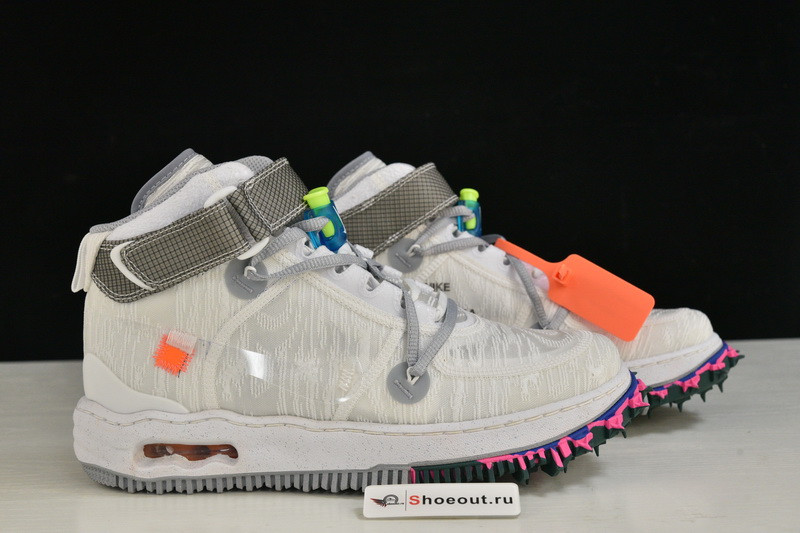 OF x Nike Air Force 1 Mid White DO6290-100