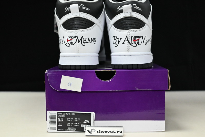 Supreme x Nike SB Dunk High “By Any Means” DN3741-002