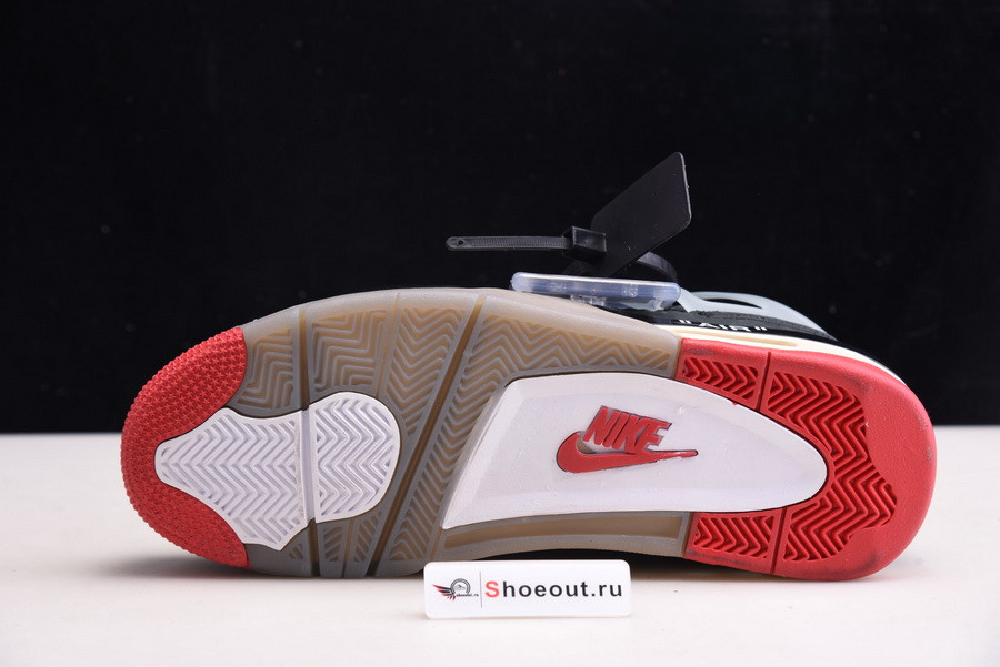 OFF White x Air Jordan 4 “Bred” CV9388-001