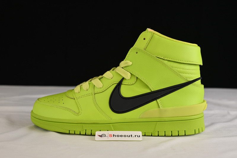Ambush x Nike Dunk High “Flash Lime” CU7544-300