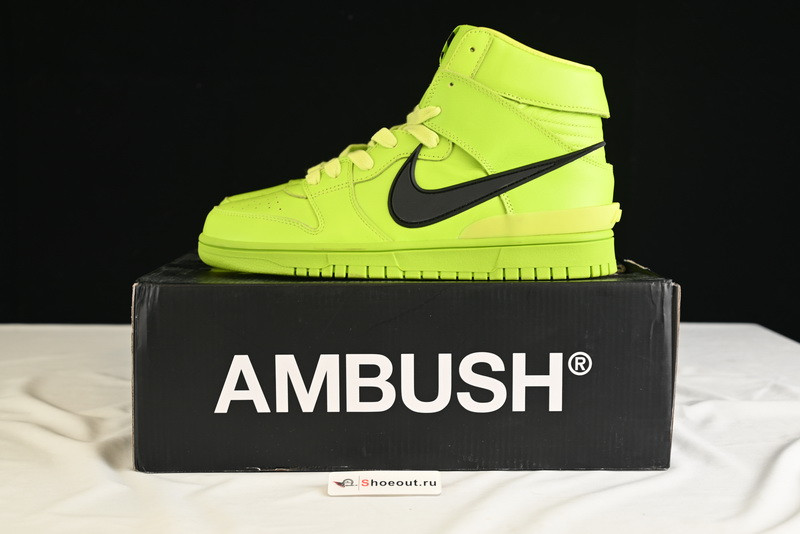 Ambush x Nike Dunk High “Flash Lime” CU7544-300