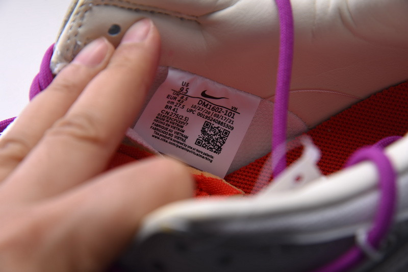 OF x Nk Dunk Low NO.45 Of 50 DM1602-101