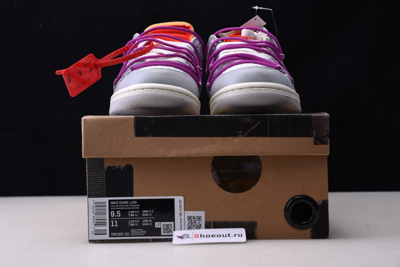 OF x Nk Dunk Low NO.45 Of 50 DM1602-101