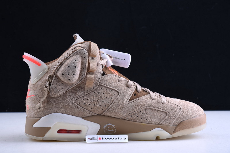 Jordan 6 Retro Travis Scott British Khaki DH0690-200