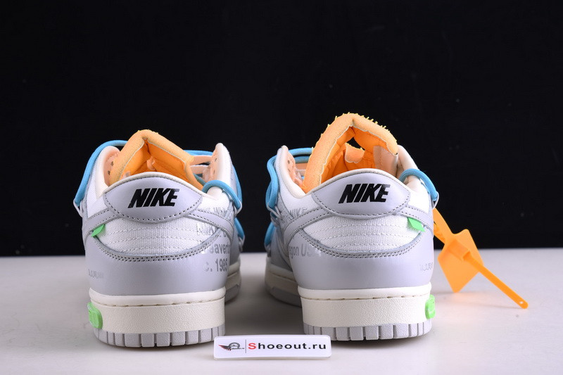 OF x Nike Dunk Low Beige Grey Lot 2 DM1602-115