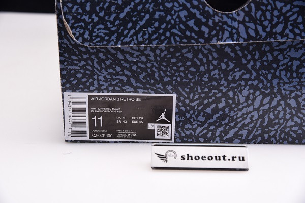 Air Jordan 3 Retro SE Fire Red Denim CZ6431-100