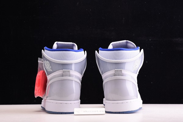 Air Jordan 1 Retro High Zoom White Racer Blue CK6637-104