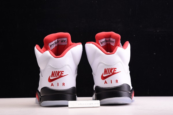 Air Jordan 5 Retro Fire Red Silver Tongue (2020) DA1911-102