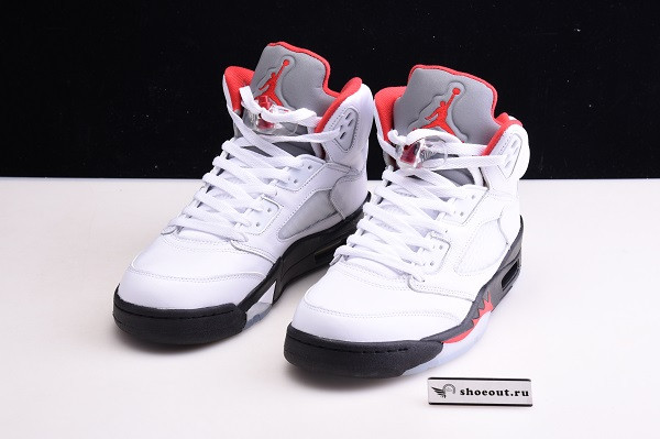 Air Jordan 5 Retro Fire Red Silver Tongue (2020) DA1911-102