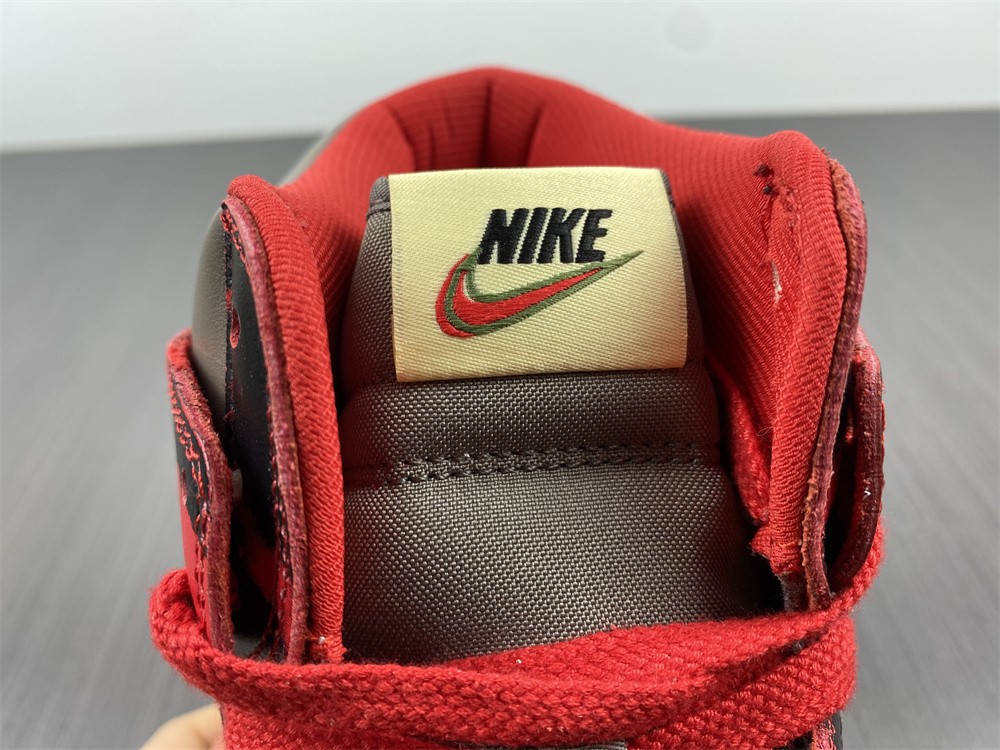 Nike Dunk High 1985 “Red Acid Wash” DD9404-600