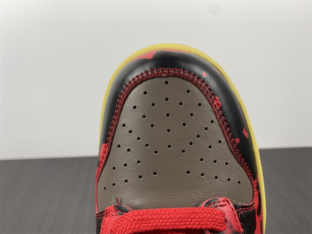 Nike Dunk High 1985 “Red Acid Wash” DD9404-600