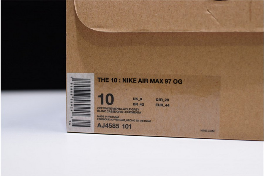 OF x Nike Air Max 97 “Menta” AJ4585-101