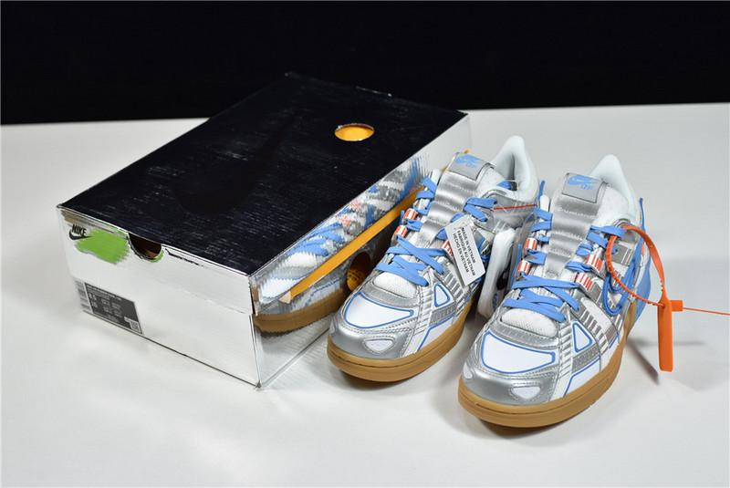 OFF White x Nike Air Rubber Dunk “University Blue” CU6015-100