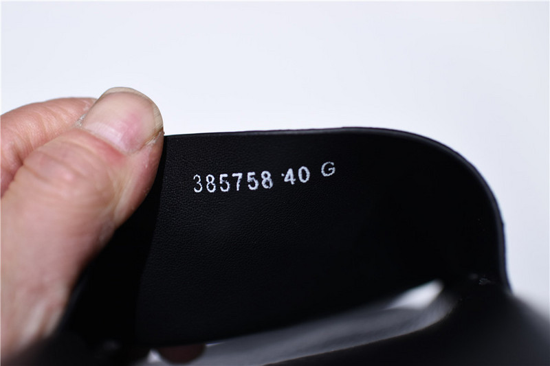 GC Leather SLIDE SANDAL with SNAKE