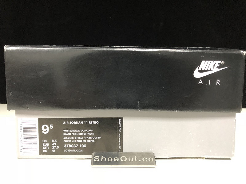 2018 Air Jordan 11 Retro "Concord" 378037-100