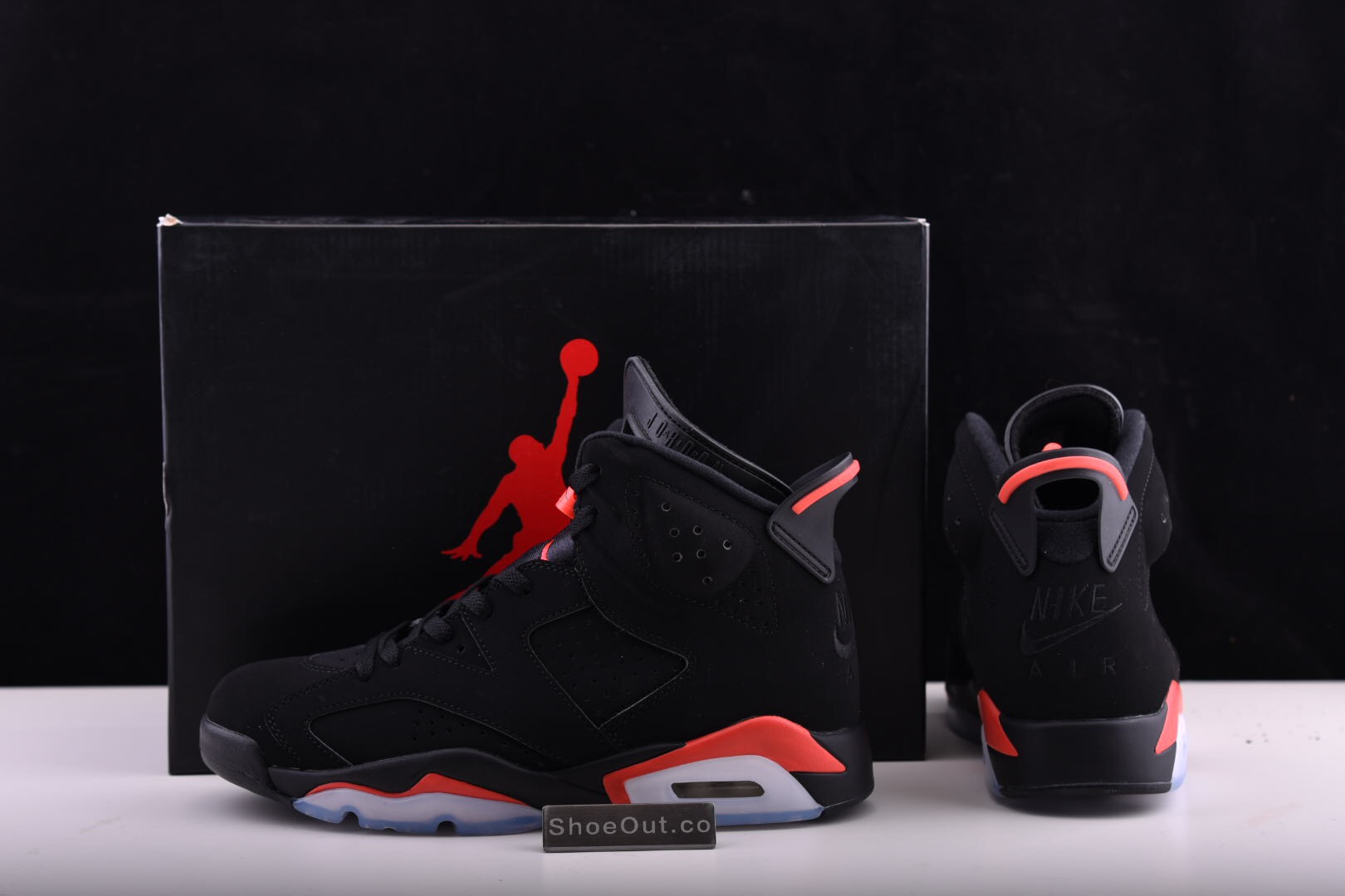 2019 Air Jordan 6 Retro Black Infrared OG 384664-060