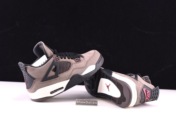 Travis Scott x Air Jordan 4 Retro Dark Mocha/Sail-Cool Grey-Red