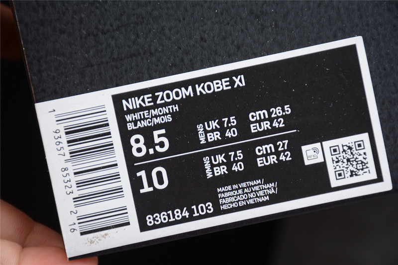 Nike Kobe 11 EM Low Summer Pack  836183-103